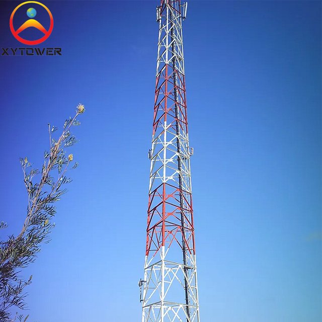 45M Angular Steel Self Supported 5G Wifi Signal Communication Tower